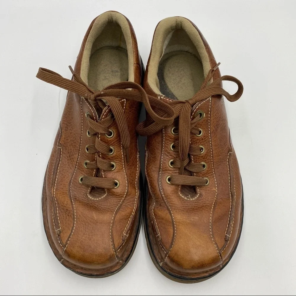 Dr. Martens 8B81 Oxford Brown Leather Lace Up Shoes Size 11